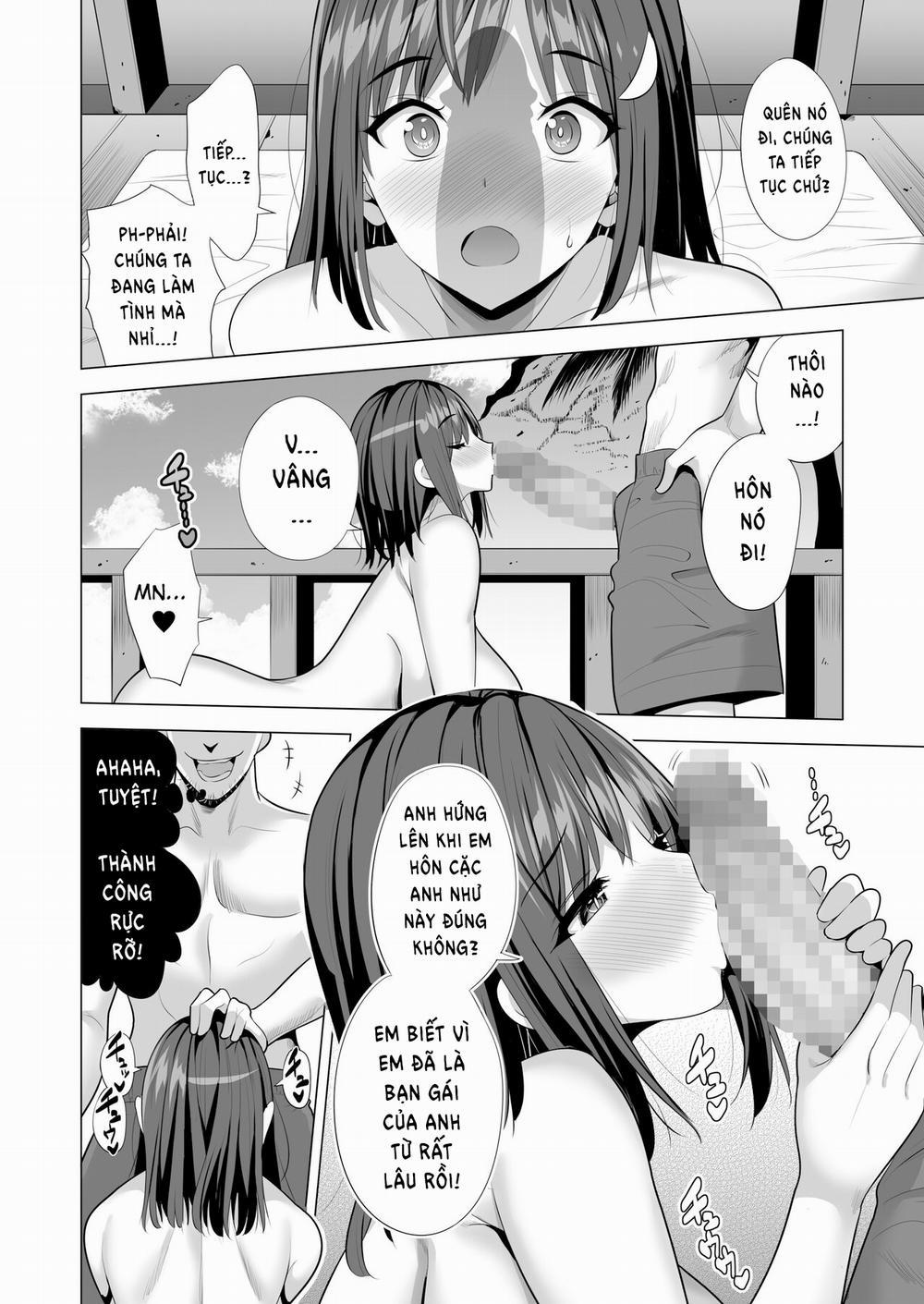 Bạn gái tôi bị mắc kệt trong động bàn tơ Oneshot trang 47