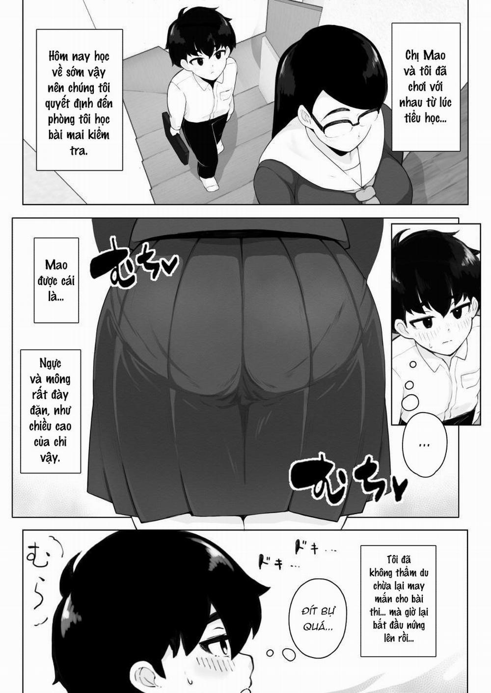 Bản năng của tôi đã đè cô chị hàng xóm đít bự ra đụ và xuất bên trong cổ Oneshot trang 2