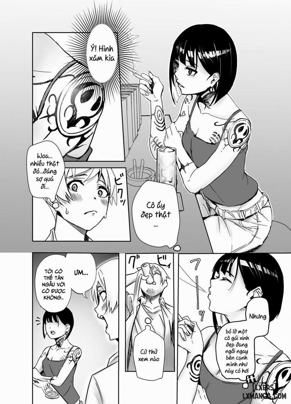 Bar de Deatta Zenshin Tattoo no Onee-san to Icha Love Ecchi Oneshot trang 4