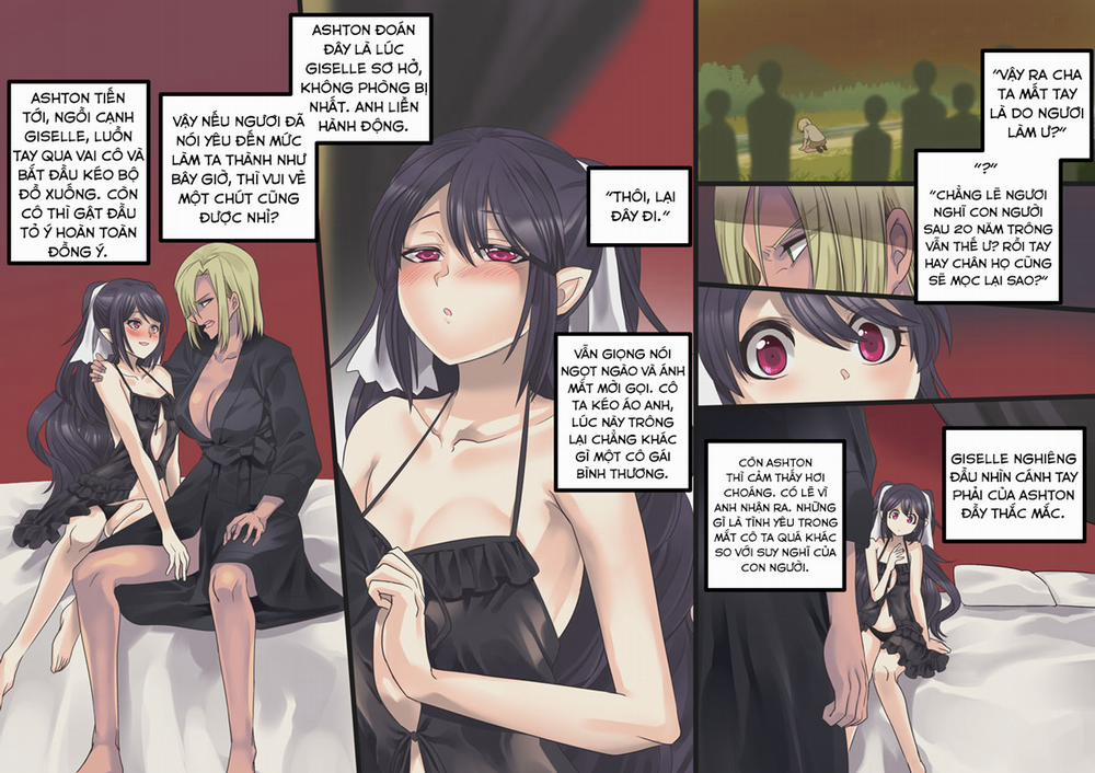 Bị biến thành máy làm sữa ngực của quý cô mà cà rồng! 2 trang 7