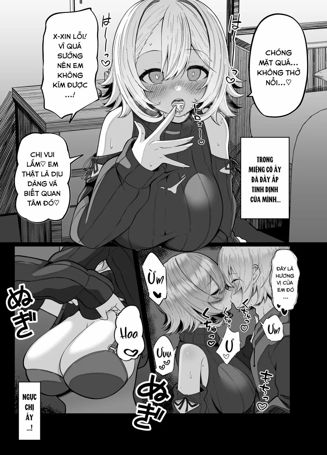 Bị cô gái ngực bự tiếp cận trên đường về nhà Oneshot trang 8