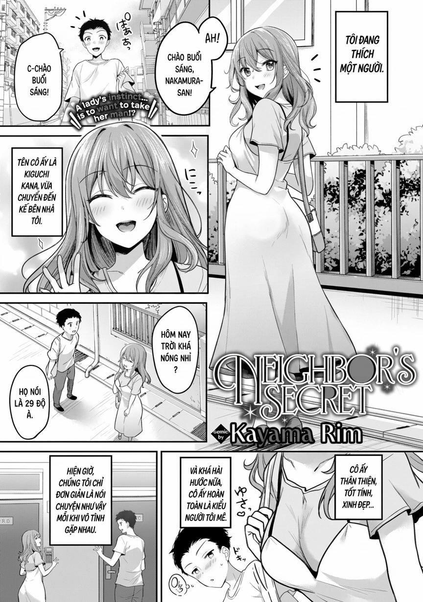 Bí Mật Nhỏ Của Cô Gái Hàng Xóm OneShot trang 1