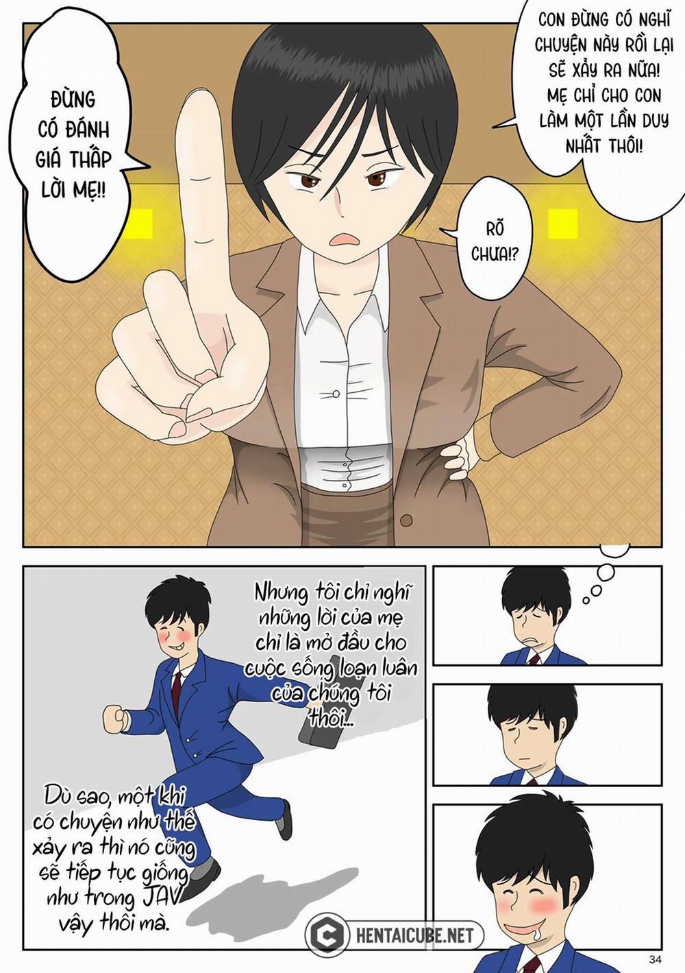 Bị mẹ phát hiện đang rình trộm thủ dâm 1 trang 33