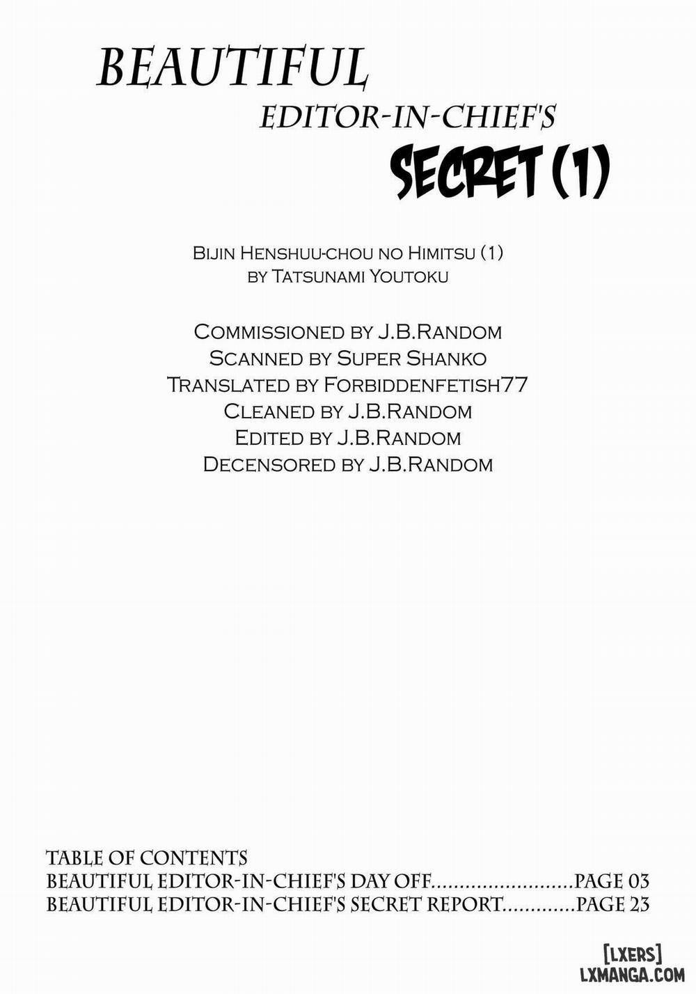 Bijin Henshuu-chou no Himitsu 1 trang 5