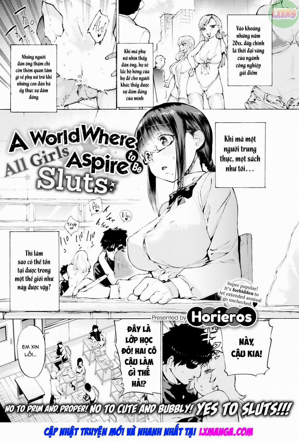 Bitch ni Zen Joshi ga Akogareru Sekai Oneshot trang 1