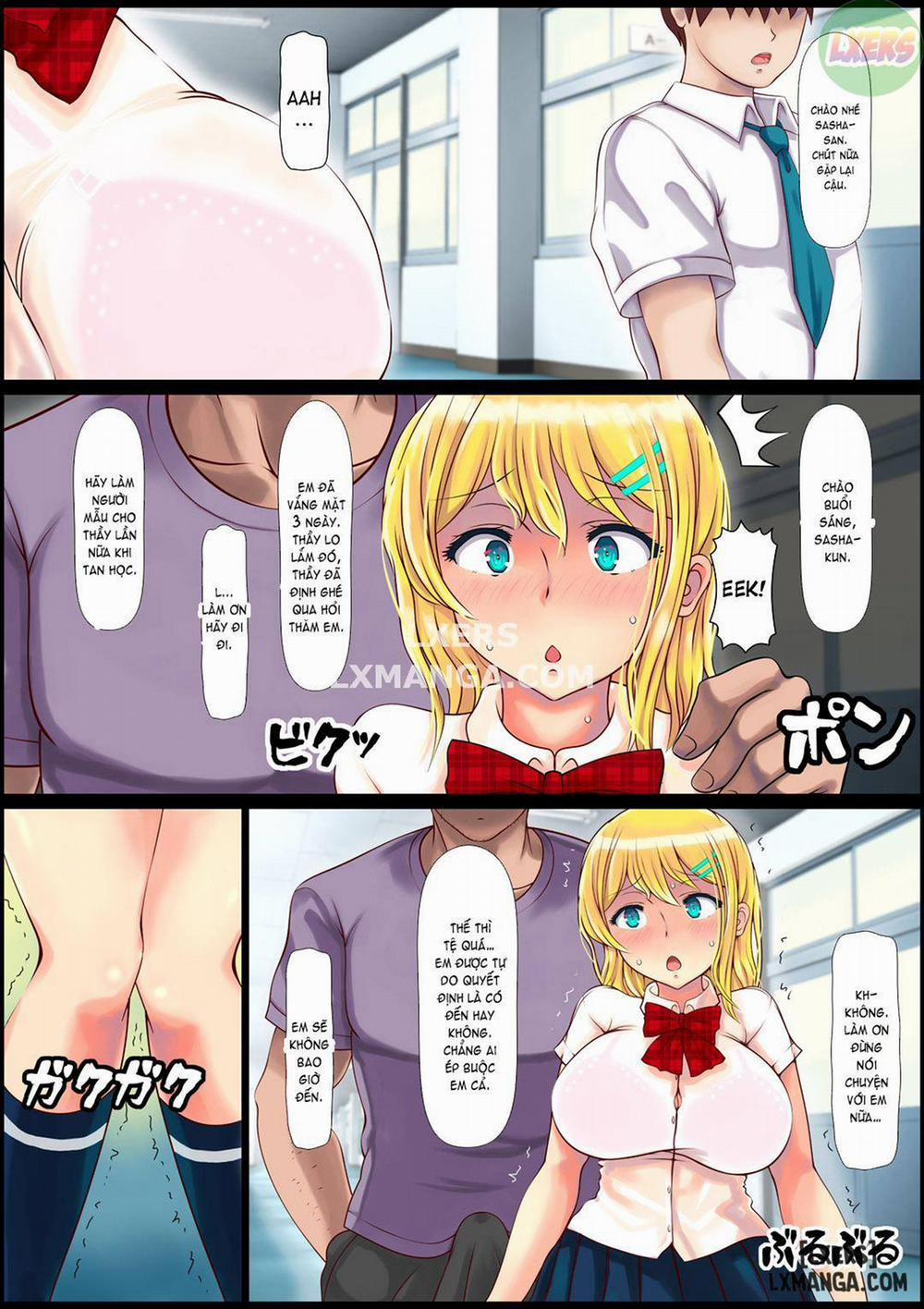Blond Joshi Ryuugakusei Tanetsuke Press Namahame Taiken Oneshot trang 15