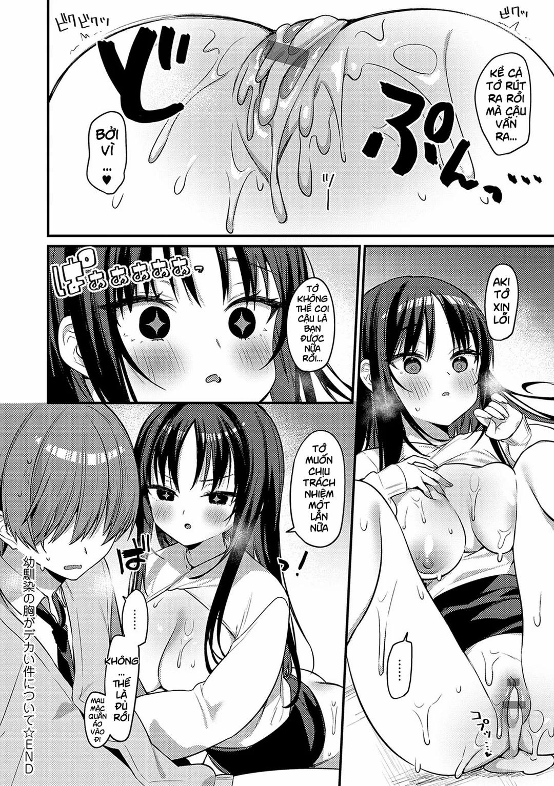 Bộ ngực to của cô bạn thời thơ ấu Oneshot trang 24