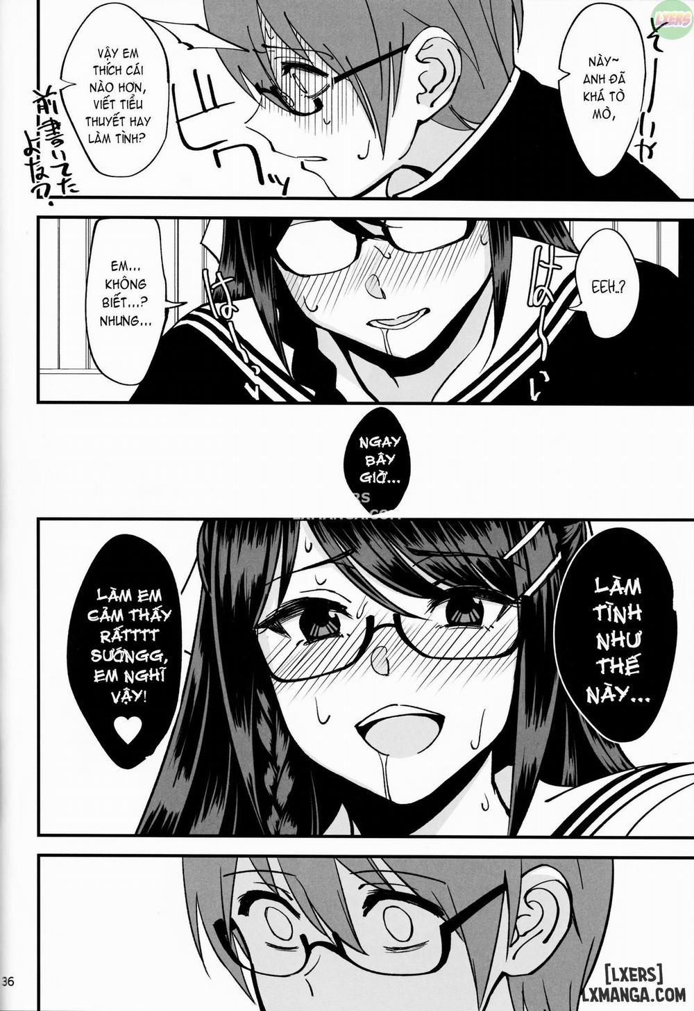 Boku ga Kataomoi Shiteita Bungaku Shoujo ga Keihaku na Oneshot trang 36