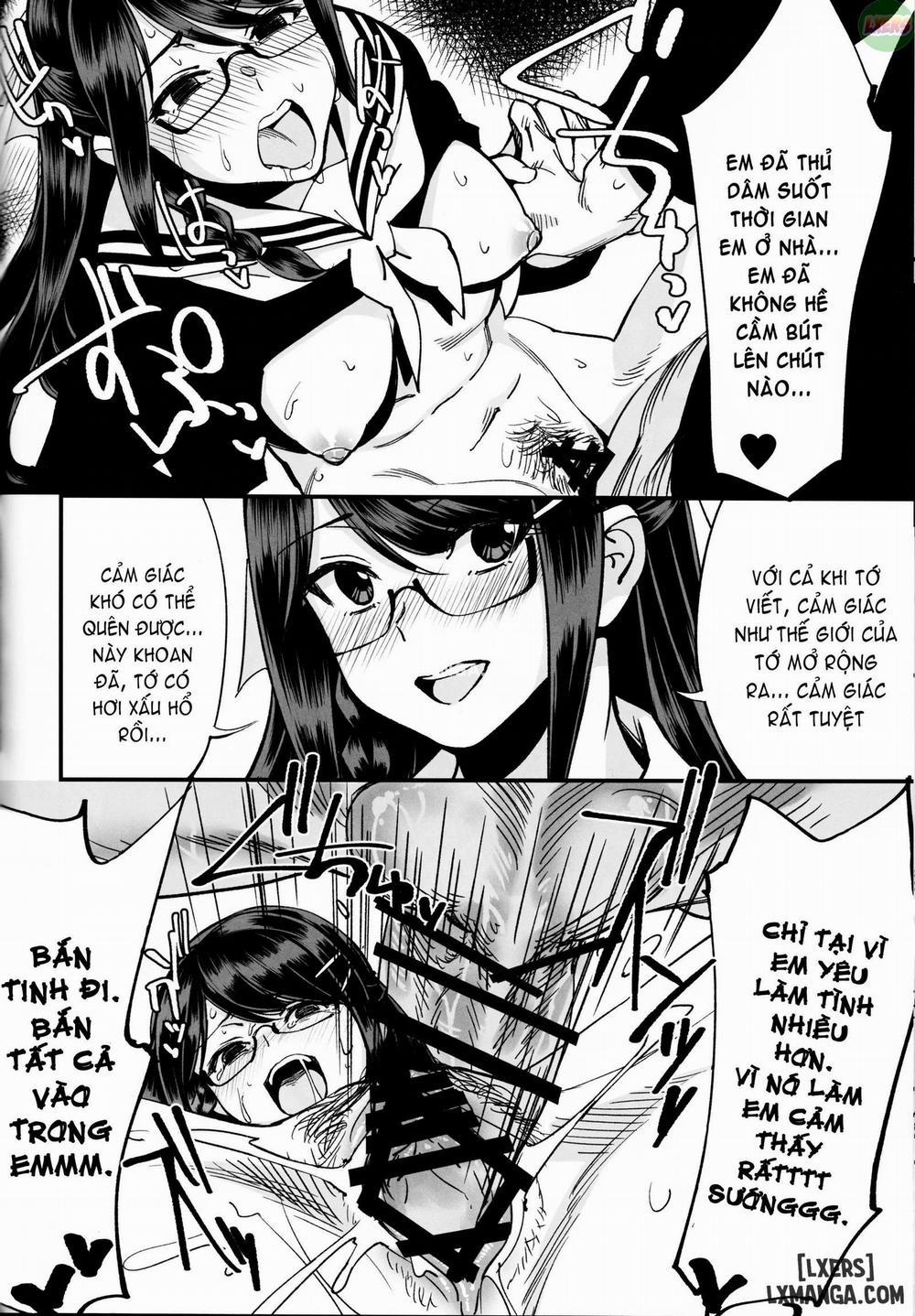 Boku ga Kataomoi Shiteita Bungaku Shoujo ga Keihaku na Oneshot trang 38