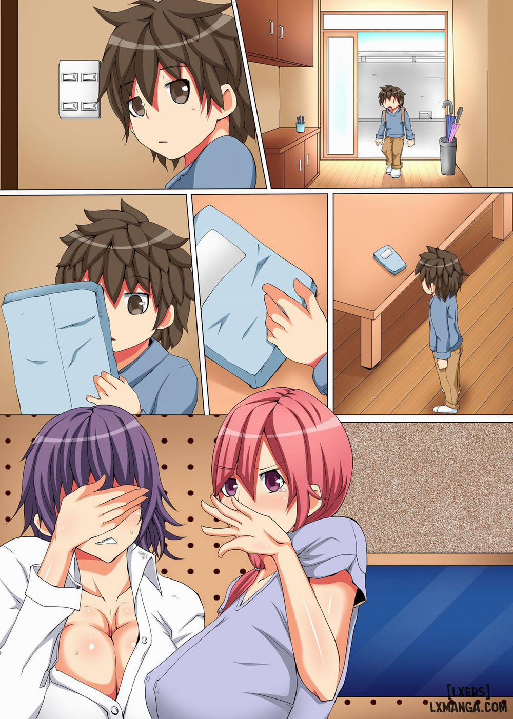 Boku no Haha to Ane ga Shiranai Ojisan ni Ne Oneshot trang 4