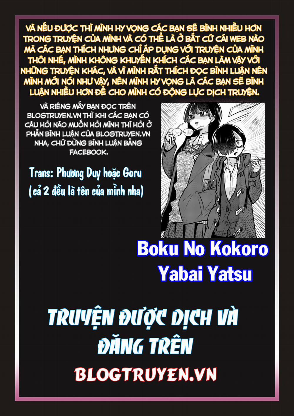 Boku No Kokoro Yabai Yatsu 30.1 trang 7