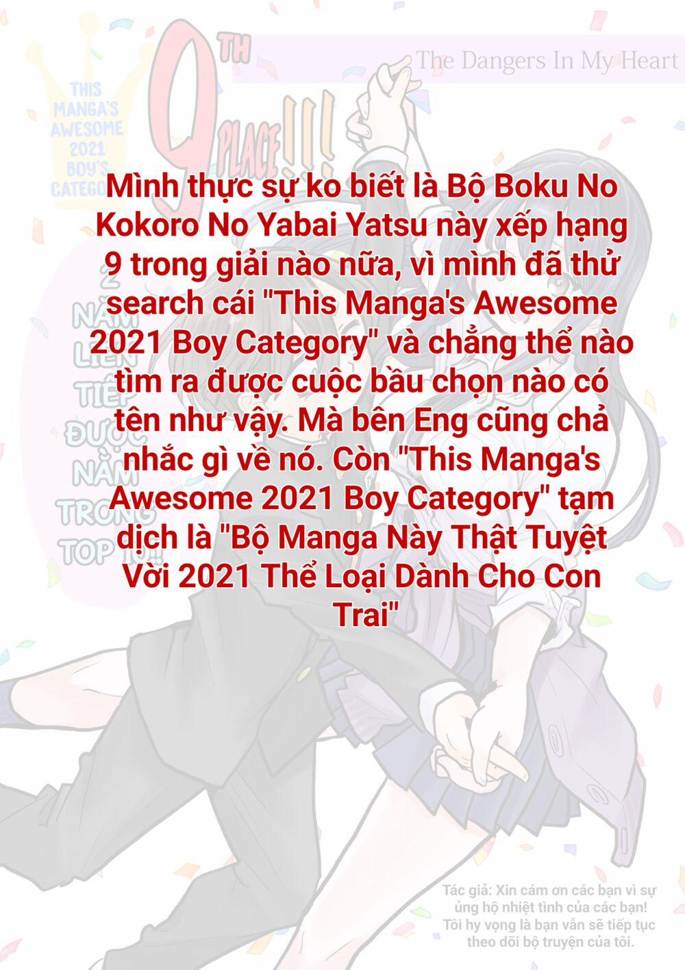 Boku No Kokoro Yabai Yatsu 59.1 trang 1