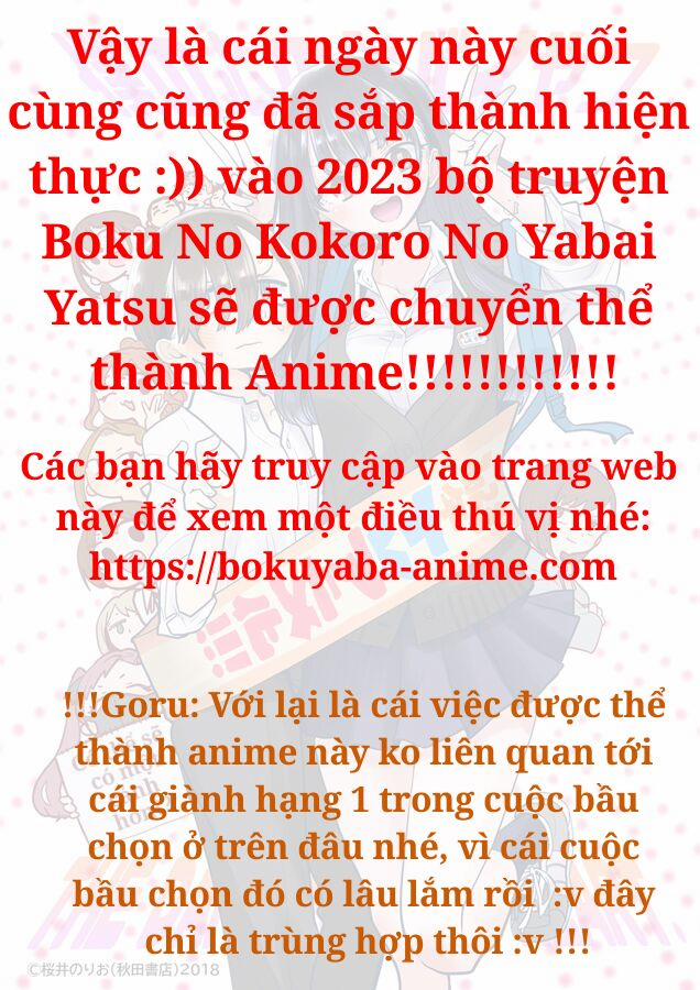 Boku No Kokoro Yabai Yatsu 67 trang 20
