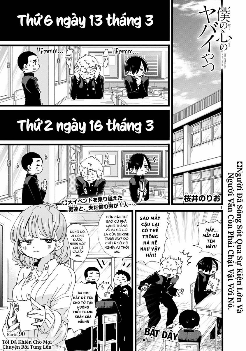 Boku No Kokoro Yabai Yatsu 90 trang 2