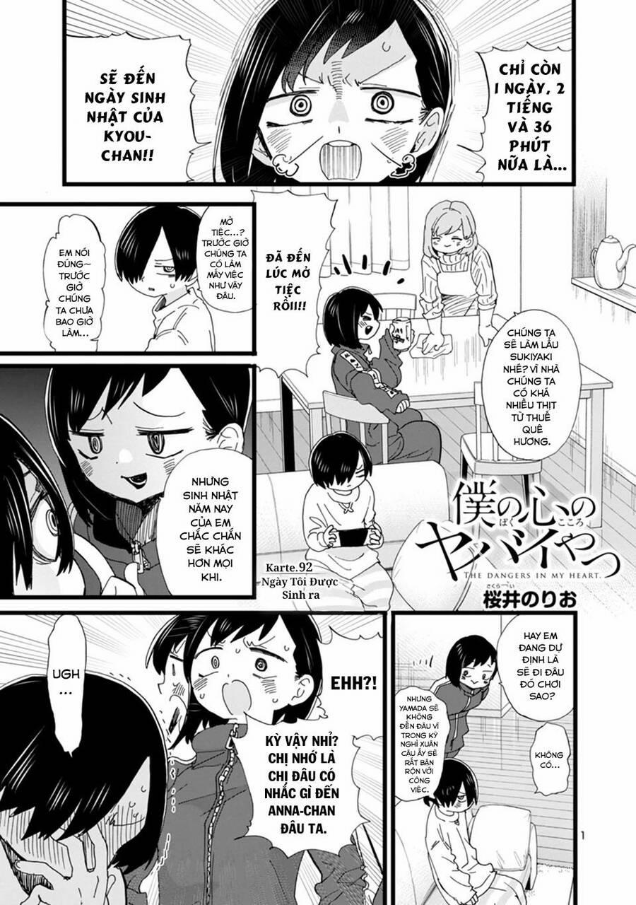 Boku No Kokoro Yabai Yatsu 92 trang 2