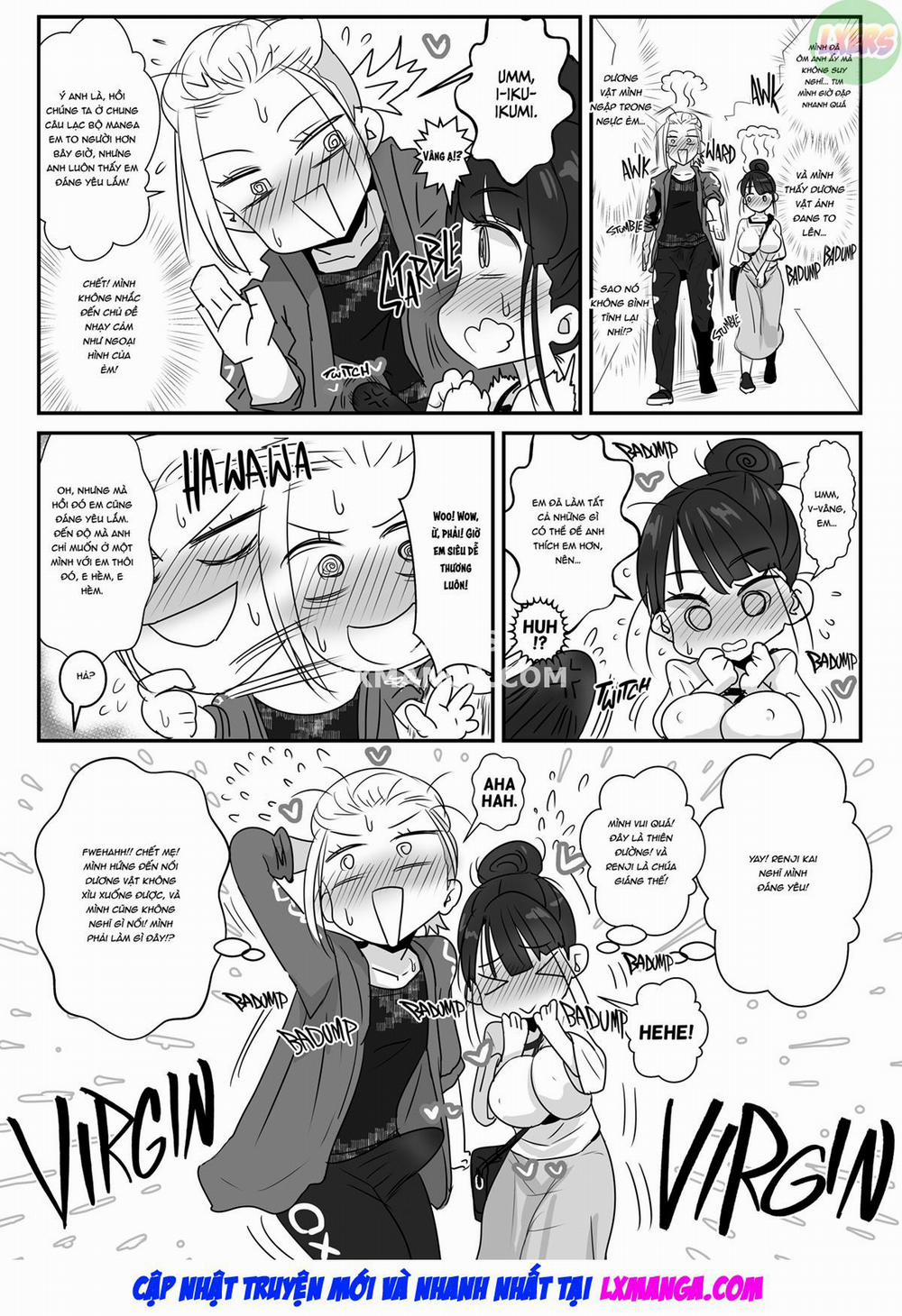 Boku o 2-nenkan Omoi Tsuzukete Onaji Daigaku ni Nyuugaku Shitekita Uchiki na Bakunyuu Kouhai-chan to Icha Love Sex Oneshot trang 10