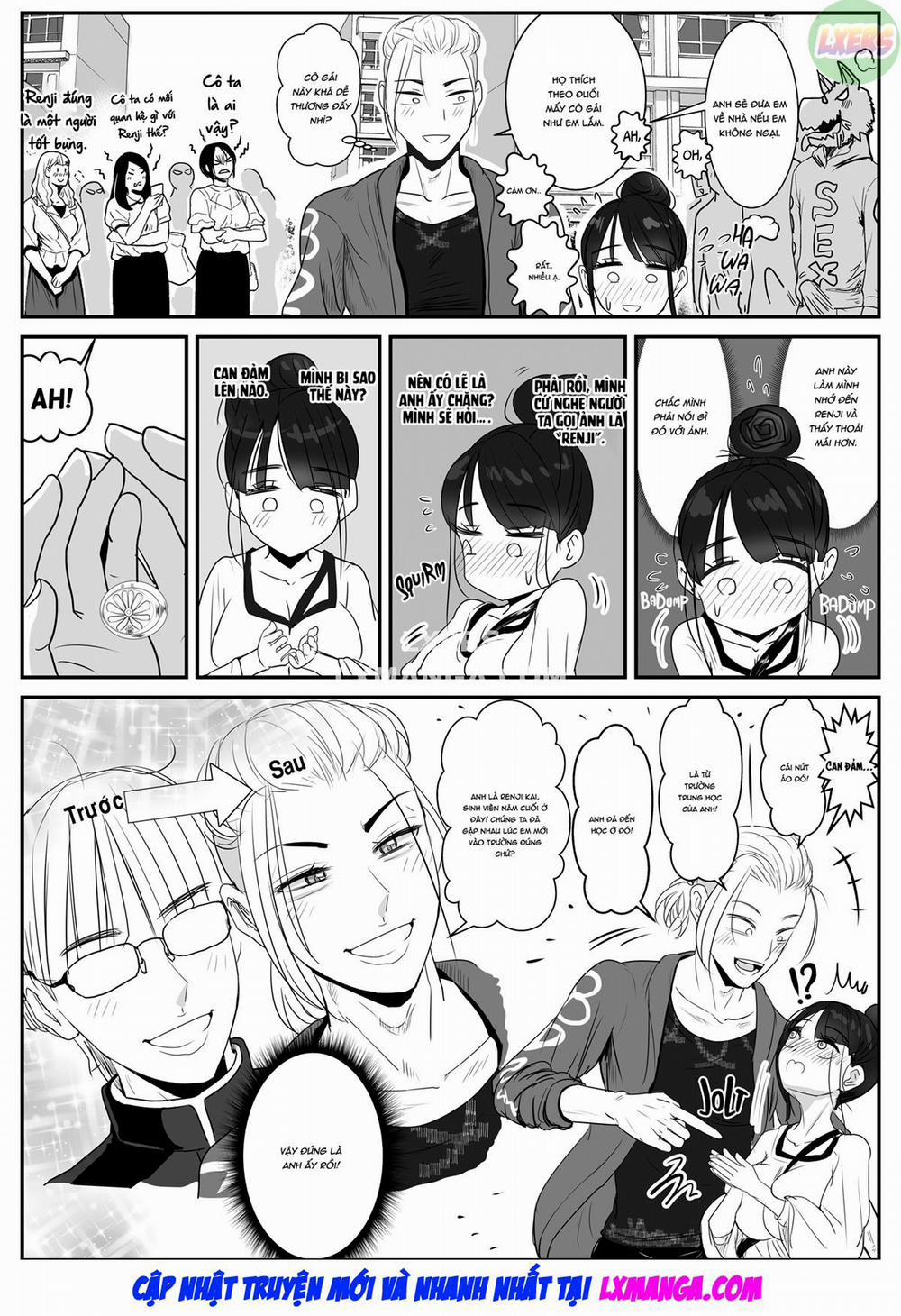 Boku o 2-nenkan Omoi Tsuzukete Onaji Daigaku ni Nyuugaku Shitekita Uchiki na Bakunyuu Kouhai-chan to Icha Love Sex Oneshot trang 8