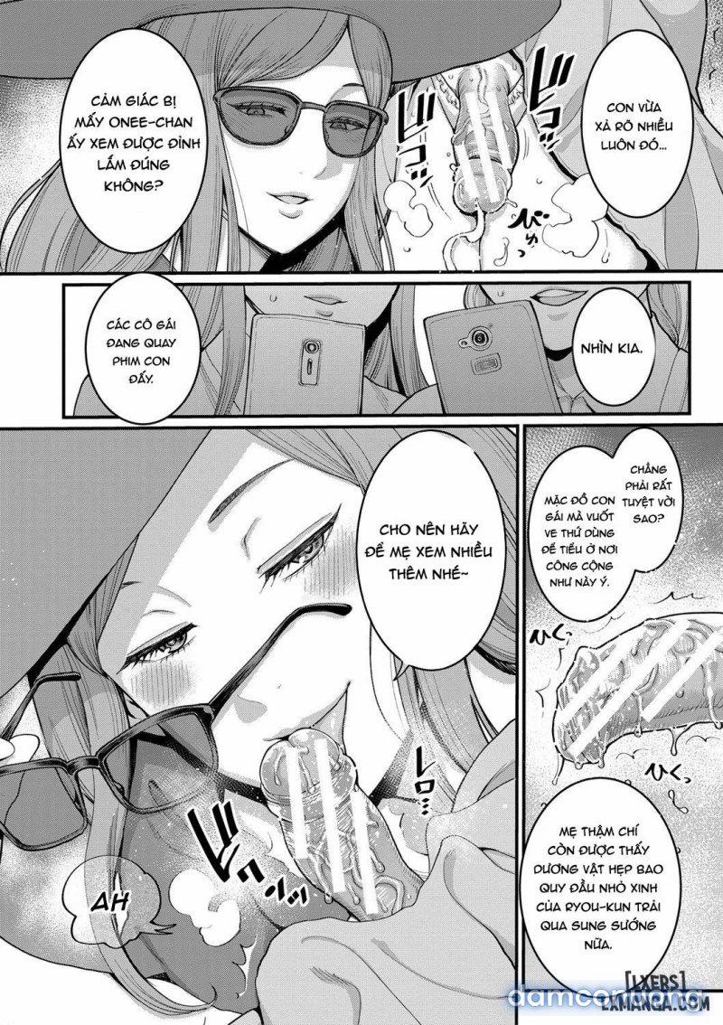 Boku to Mama no Josou Koukai Pakohame Nama Sex 1 trang 10