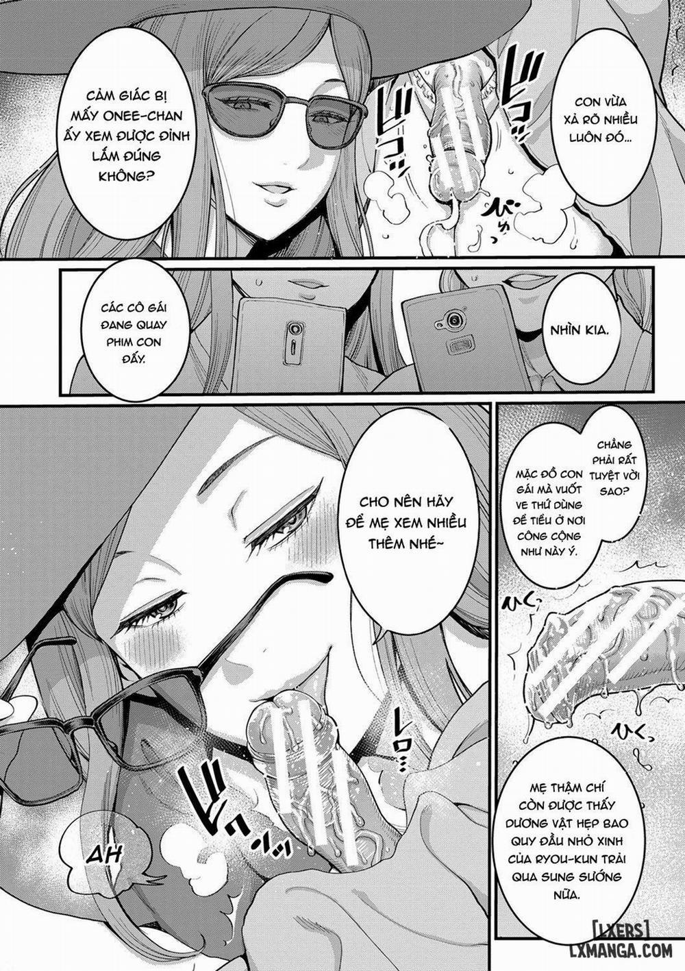 Boku to Mama no Josou Koukai Pakohame Nama Sex Oneshot trang 9