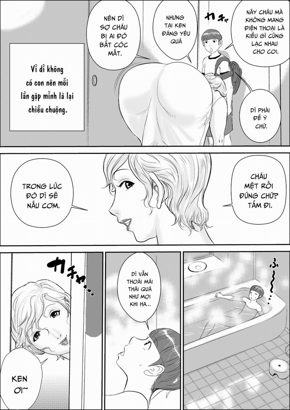 Boku to Oba-san no AmaAma Natsuyasumi Oneshot trang 4