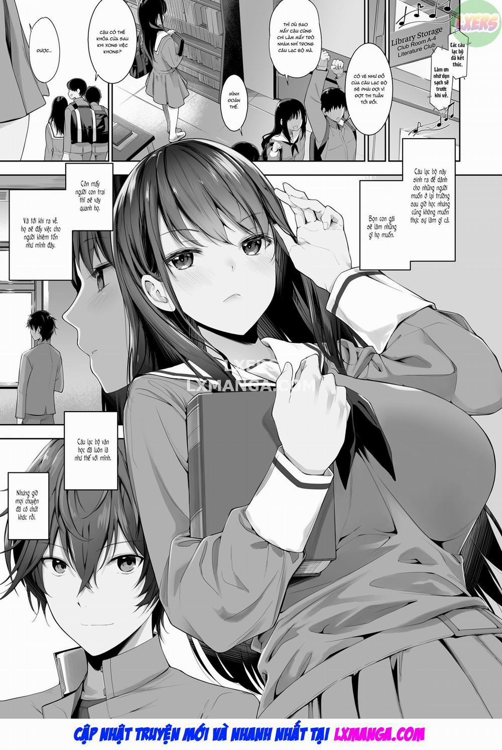 Boku to Riina Senpai no Himitsu no Bukatsudou ~Mysterious na Senpai ga Hatsujou shite H ni Muchuu ni Naru Hanashi~ Oneshot trang 2