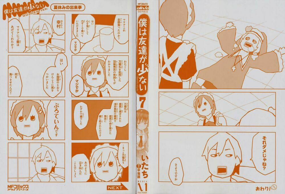 Boku Wa Tomodachi Ga Sukunai 31 trang 2