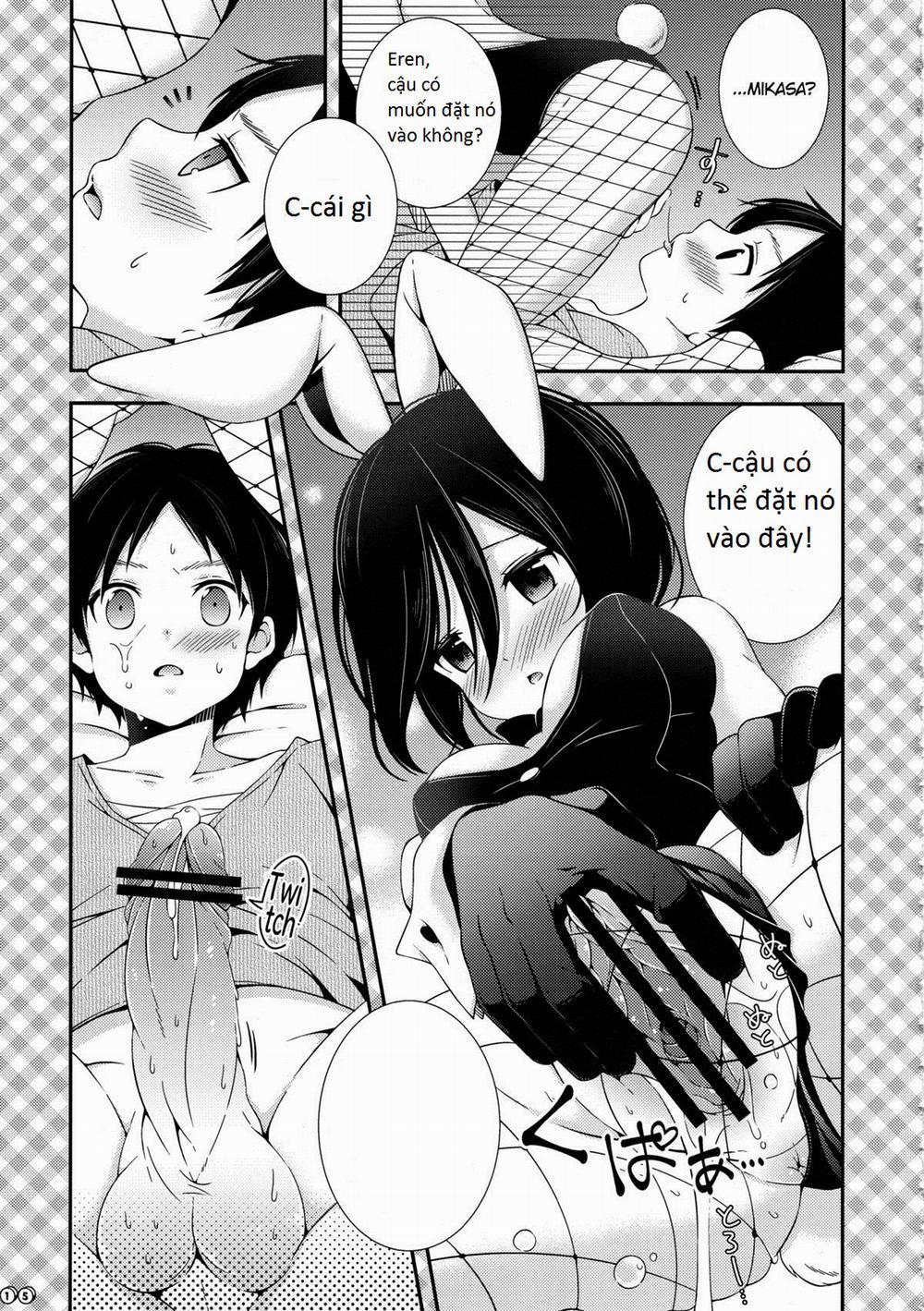 Bunny Girl no Mikasa to Eroi koto suru Hon (Shingeki No Kyojin) Oneshot trang 14