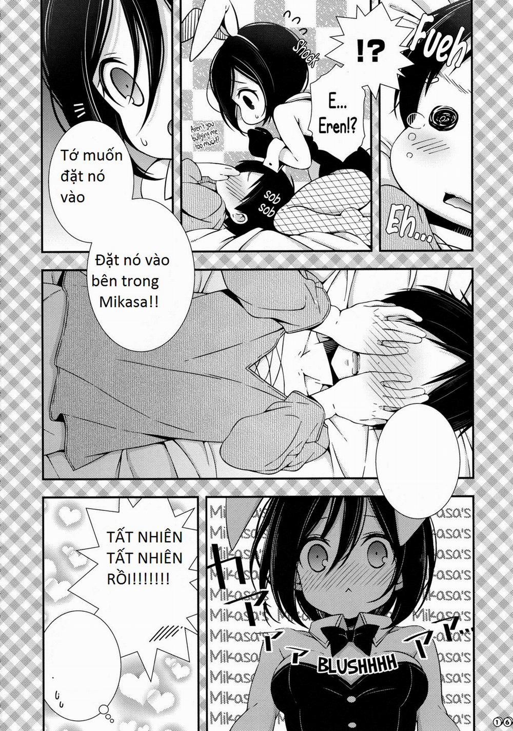 Bunny Girl no Mikasa to Eroi koto suru Hon (Shingeki No Kyojin) Oneshot trang 15