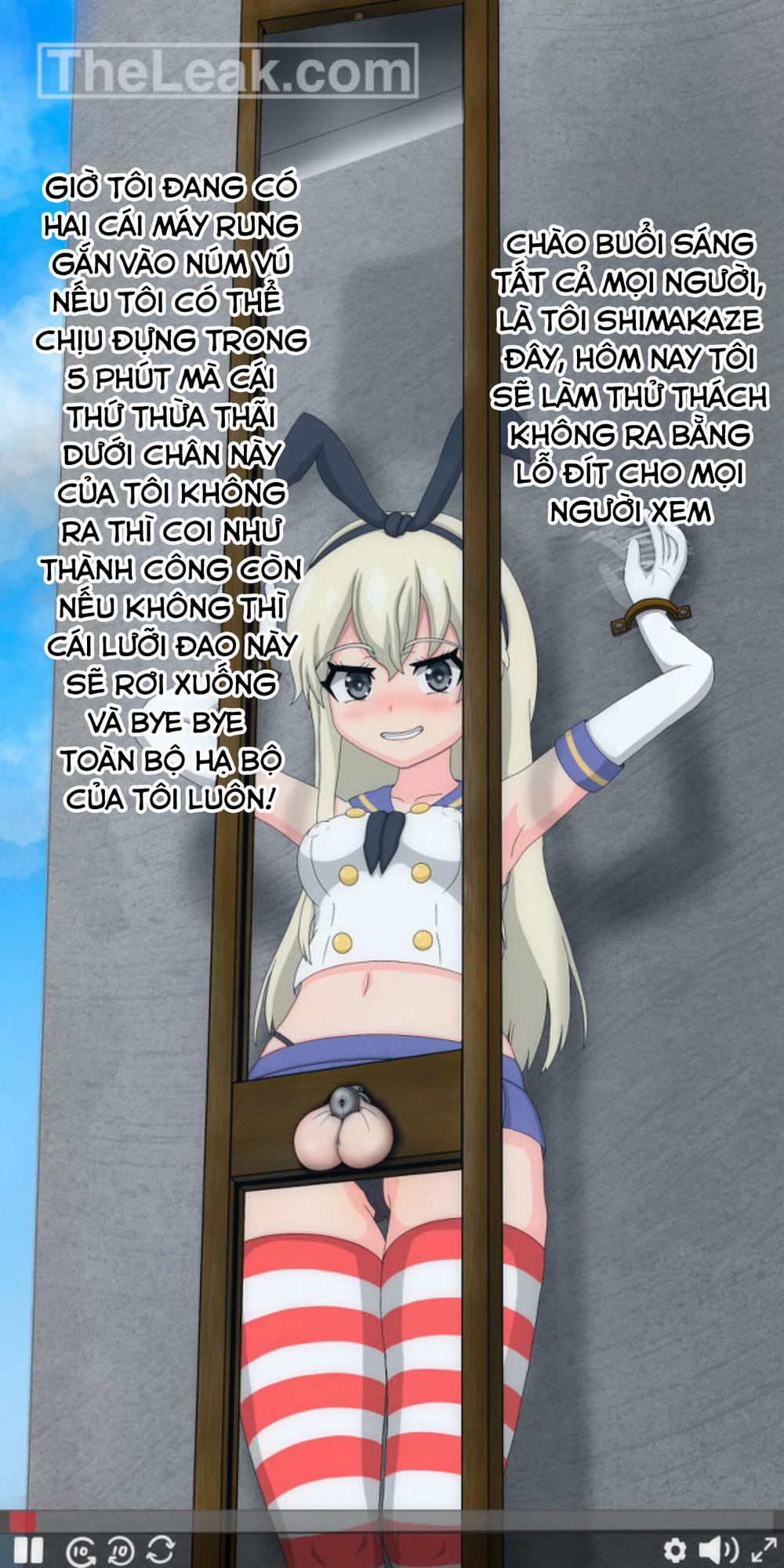 Buổi live Stream tự thiến của Shimakaze! Oneshot trang 1