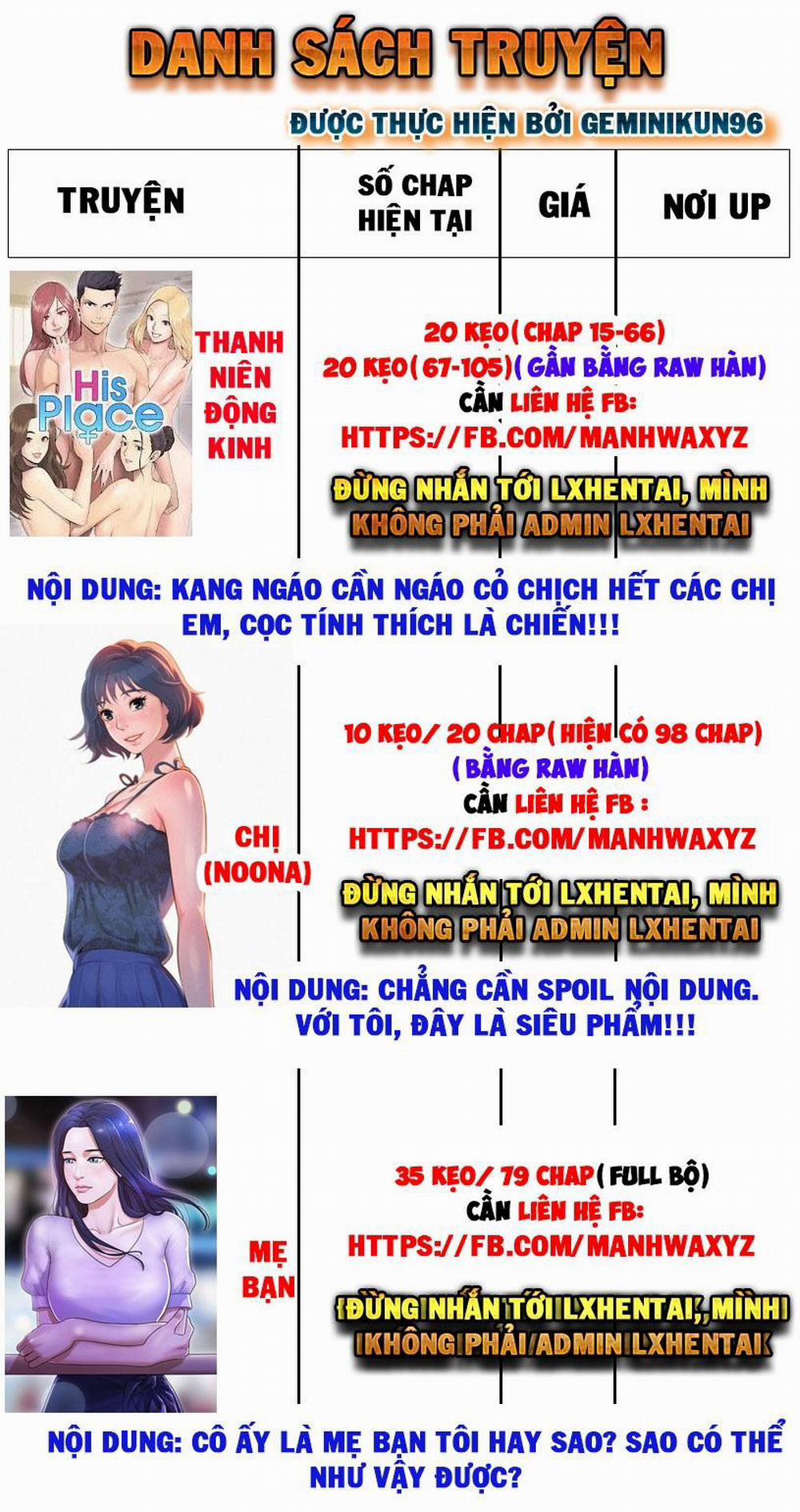 Các em trinh nữ ở rể 1 trang 0