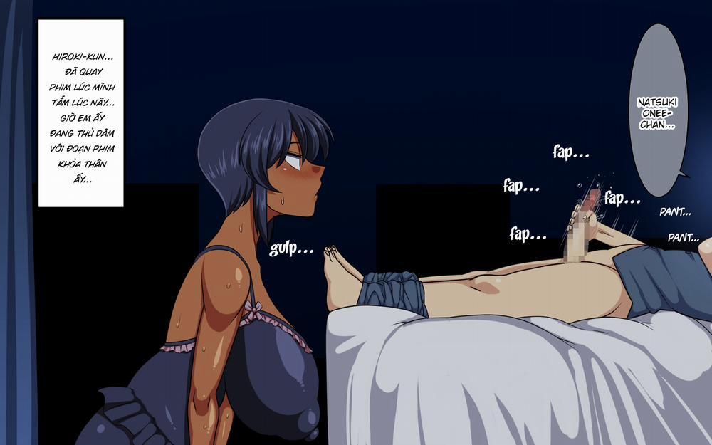 Câu chuyện em da rám nâu Natsuki ~Cuộc chăm sóc tại giữa mùa hè~ Đang sục thi chị ấy coi trang 4