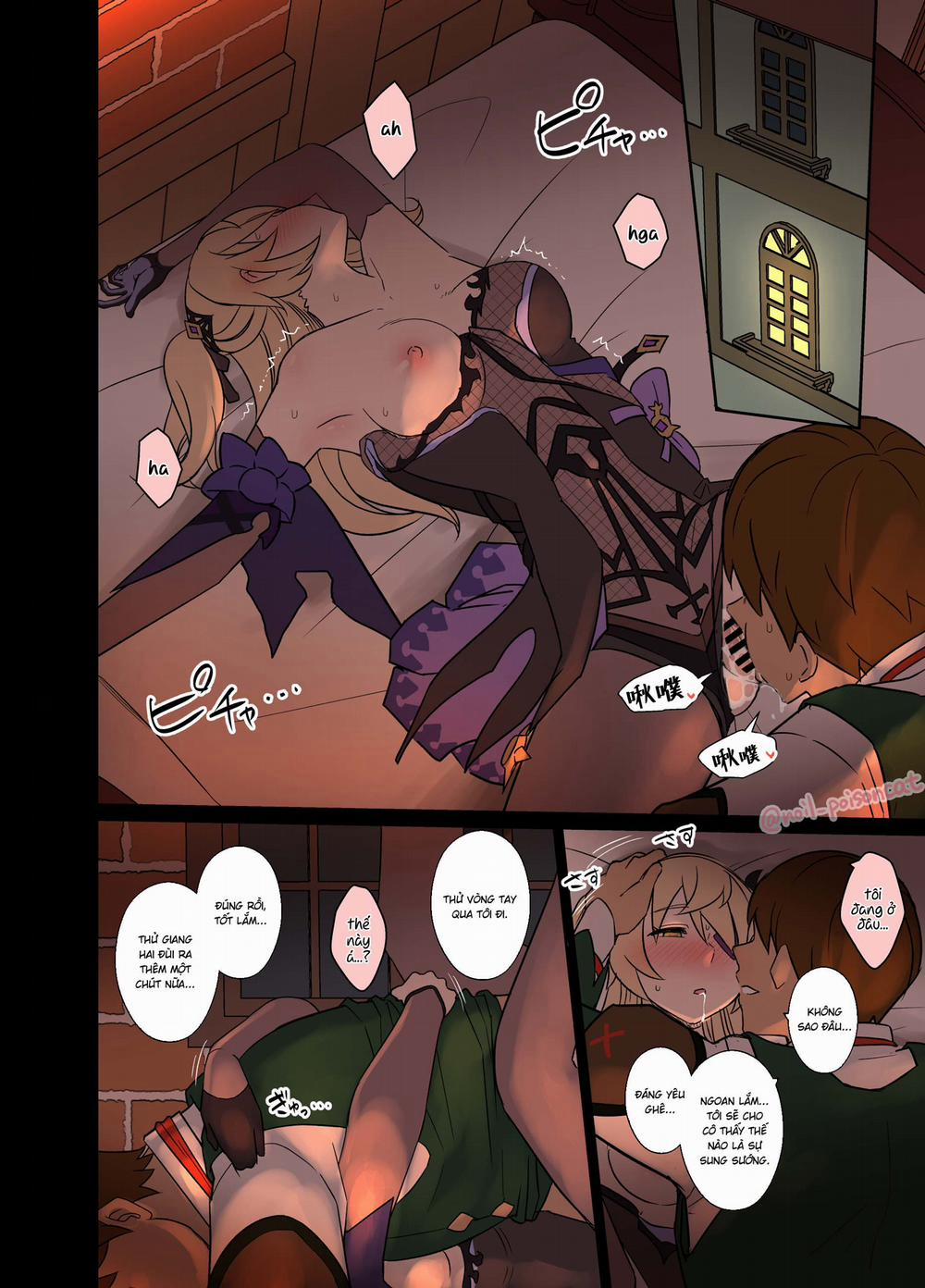 Câu chuyện về Fischl say xỉn làm chuyện xấu Chạy đâu con sâu trang 7