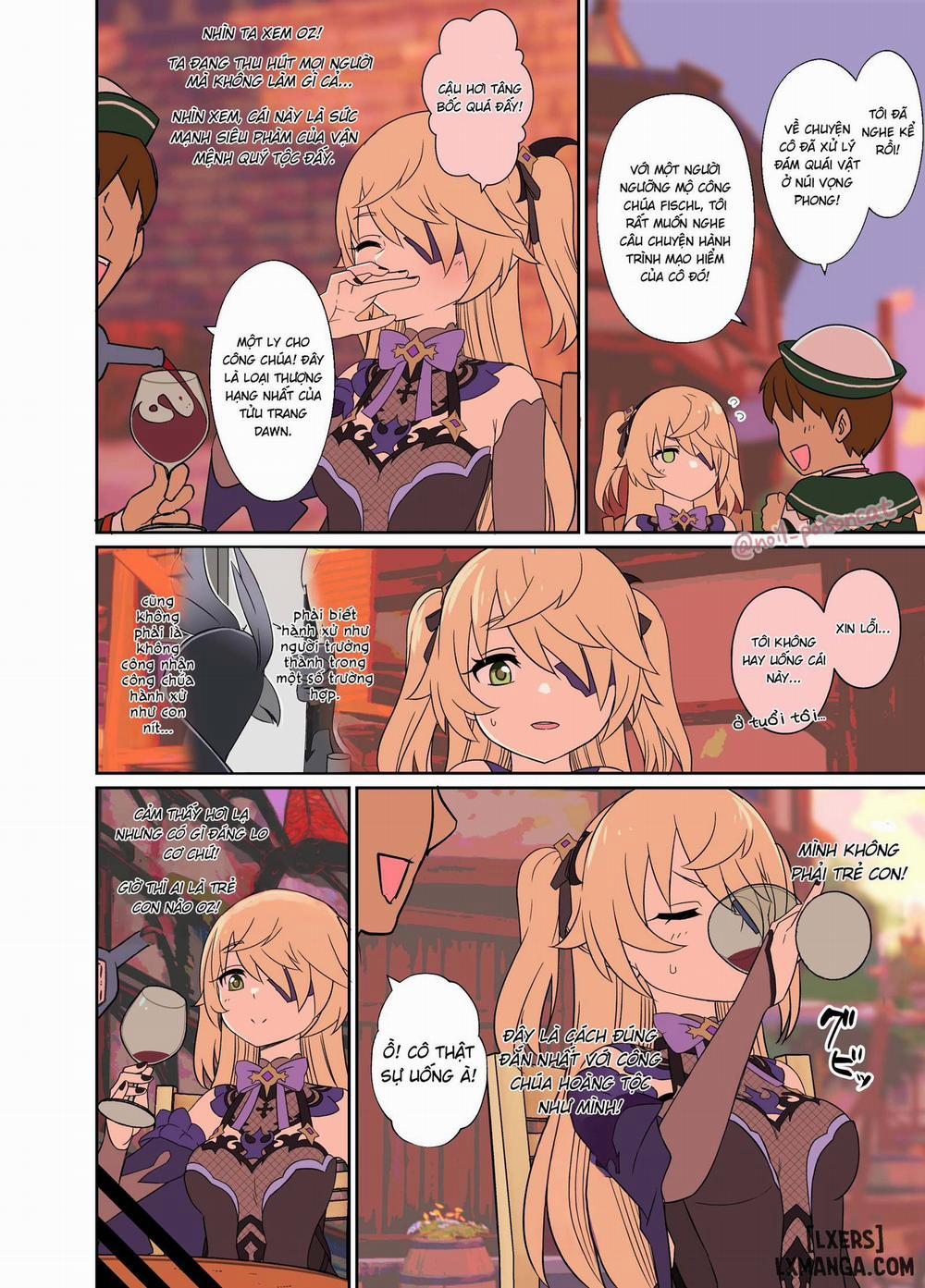 Câu chuyện về Fischl say xỉn làm chuyện xấu Oneshot trang 1