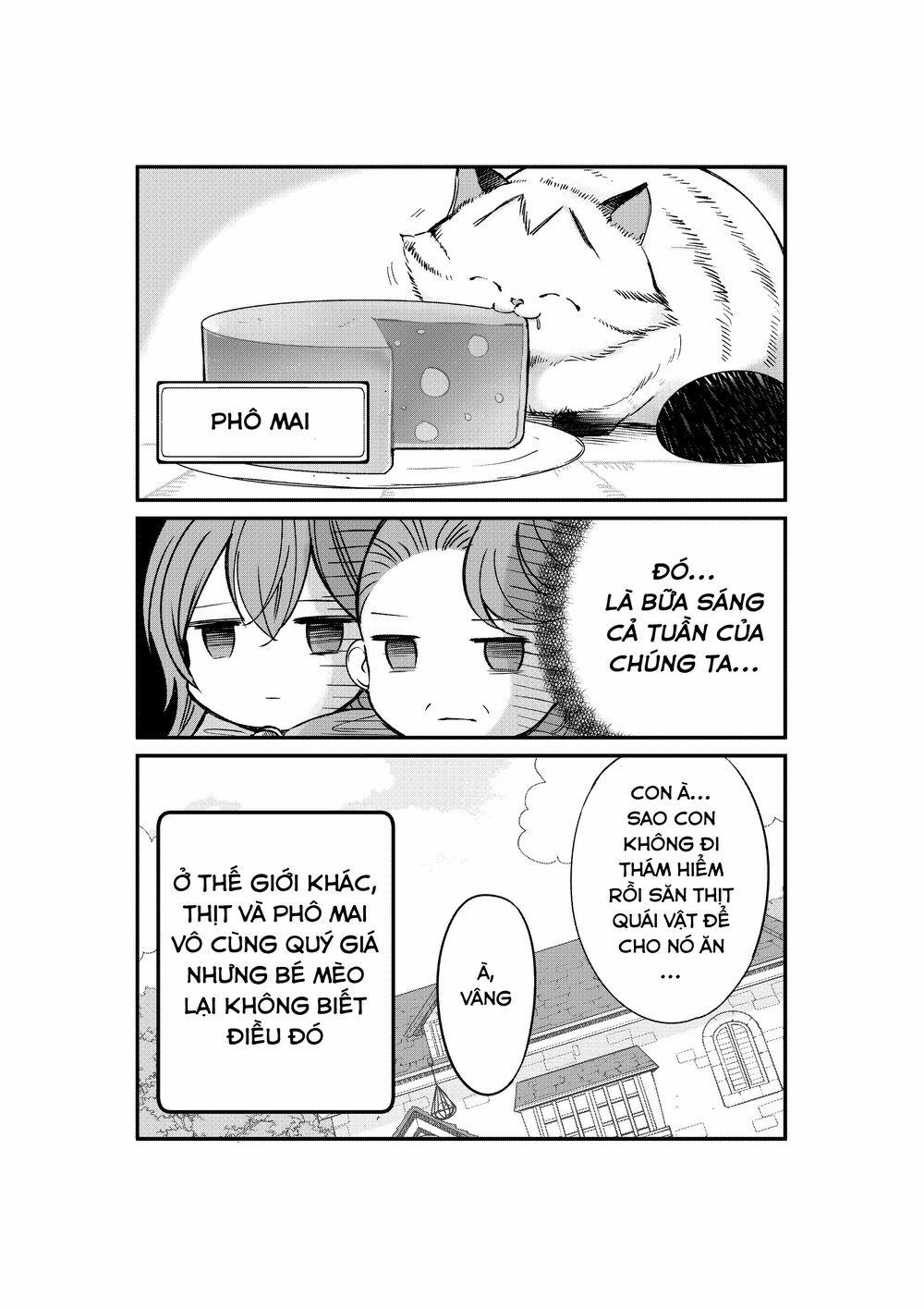 Câu Chuyện Về Một Bé Mèo Được Đầu Thai Ở Một Thế Giới Không Có Mèo 3 trang 5