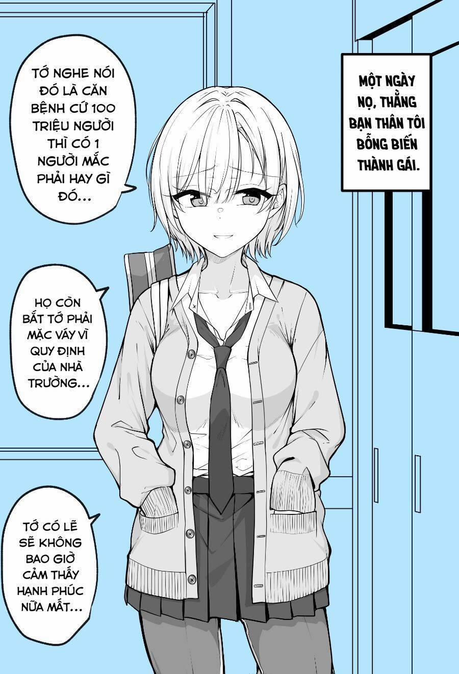 Câu Chuyện Về Người Bạn Thân Bất Ngờ Trở Thành Nữ Và Cuộc Hành Trình Tìm Kiếm Hạnh Phúc Của Cô Ấy 1 trang 1