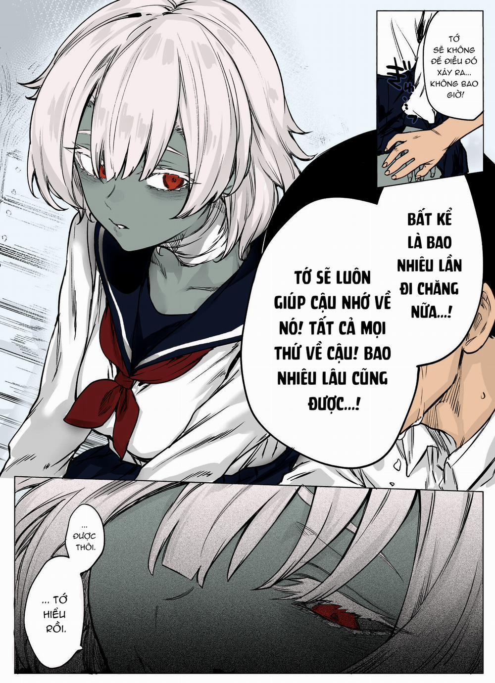 Câu chuyện về việc dạy cô bạn zombie thuở nhỏ biết thế nào là sếch Oneshot trang 3