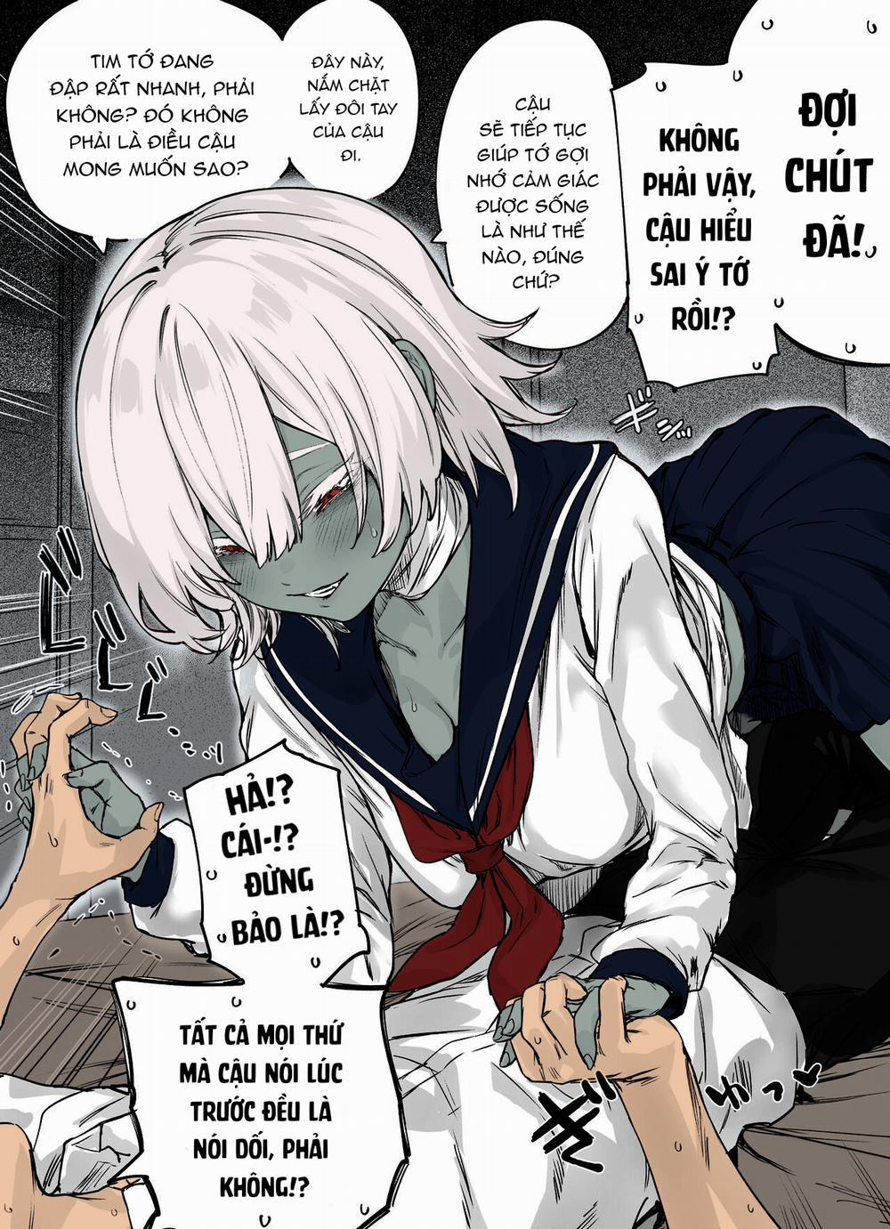 Câu chuyện về việc dạy cô bạn zombie thuở nhỏ biết thế nào là sếch Oneshot trang 4