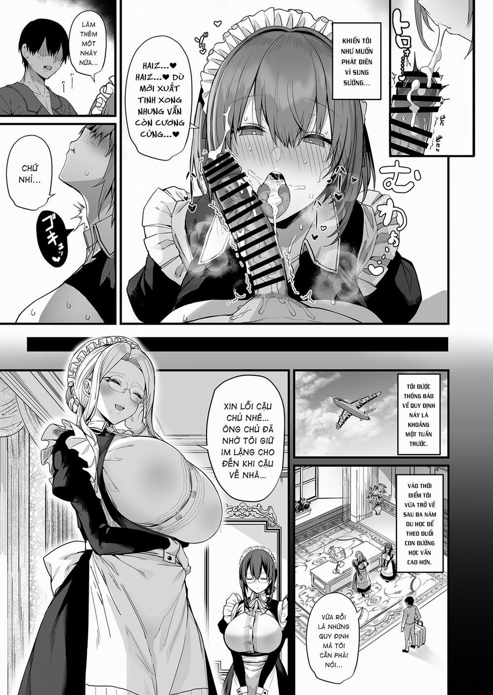 Câu chuyện về việc làm tình với cô hầu gái ngực bự, dịu dàng, ngọt ngào và cực kỳ dâm đãng Oneshot 1.1 trang 7