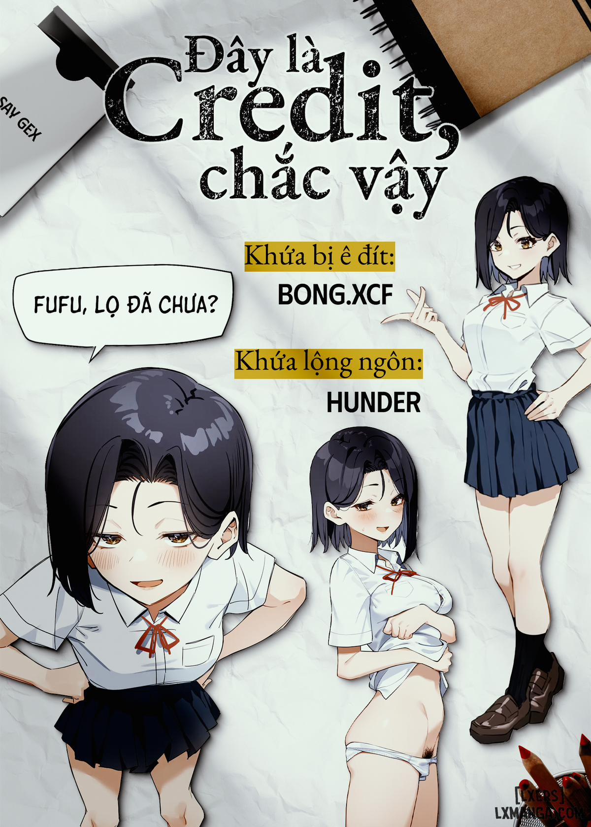 Câu chuyện về việc tôi phải sục cho lớp trưởng xem. 9 trang 14