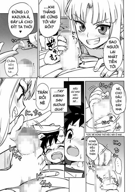 Chăm sóc cặp mông của loli Kiriha (Tsugumomo) Oneshot trang 8