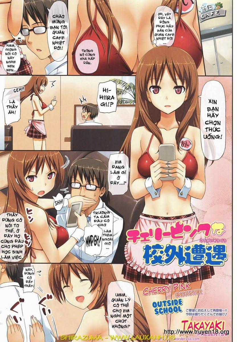 Cherry Pink Encounter Outside School Oneshot trang 2