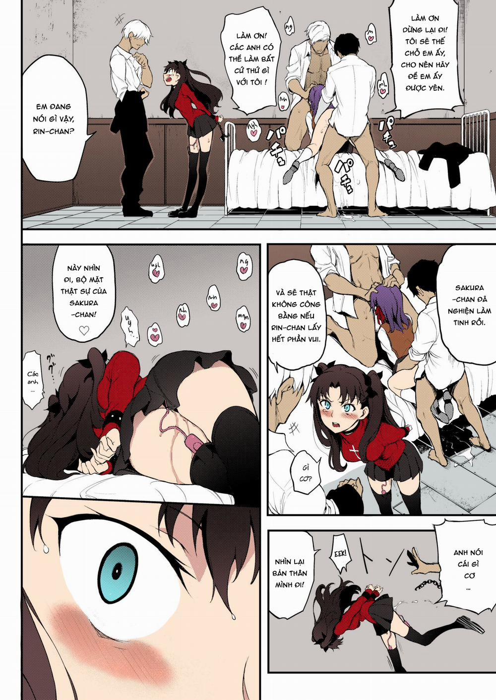 Chị em nhà Tohsaka sa ngã Bản màu trang 16