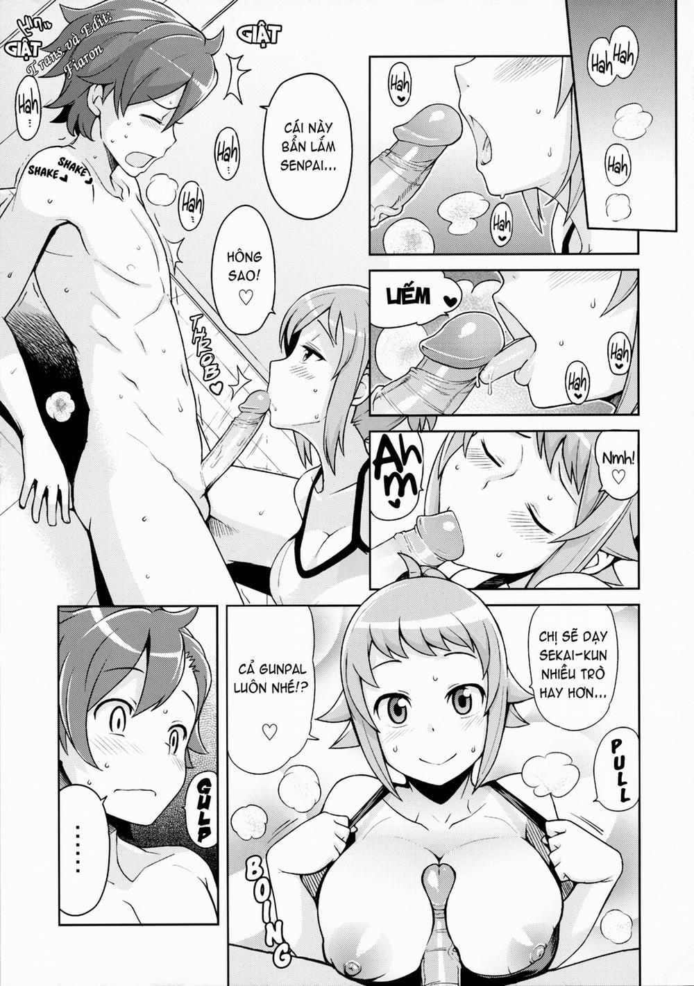 Chibikko Bitch Try (Gundam Build Fighters Try) Oneshot trang 8