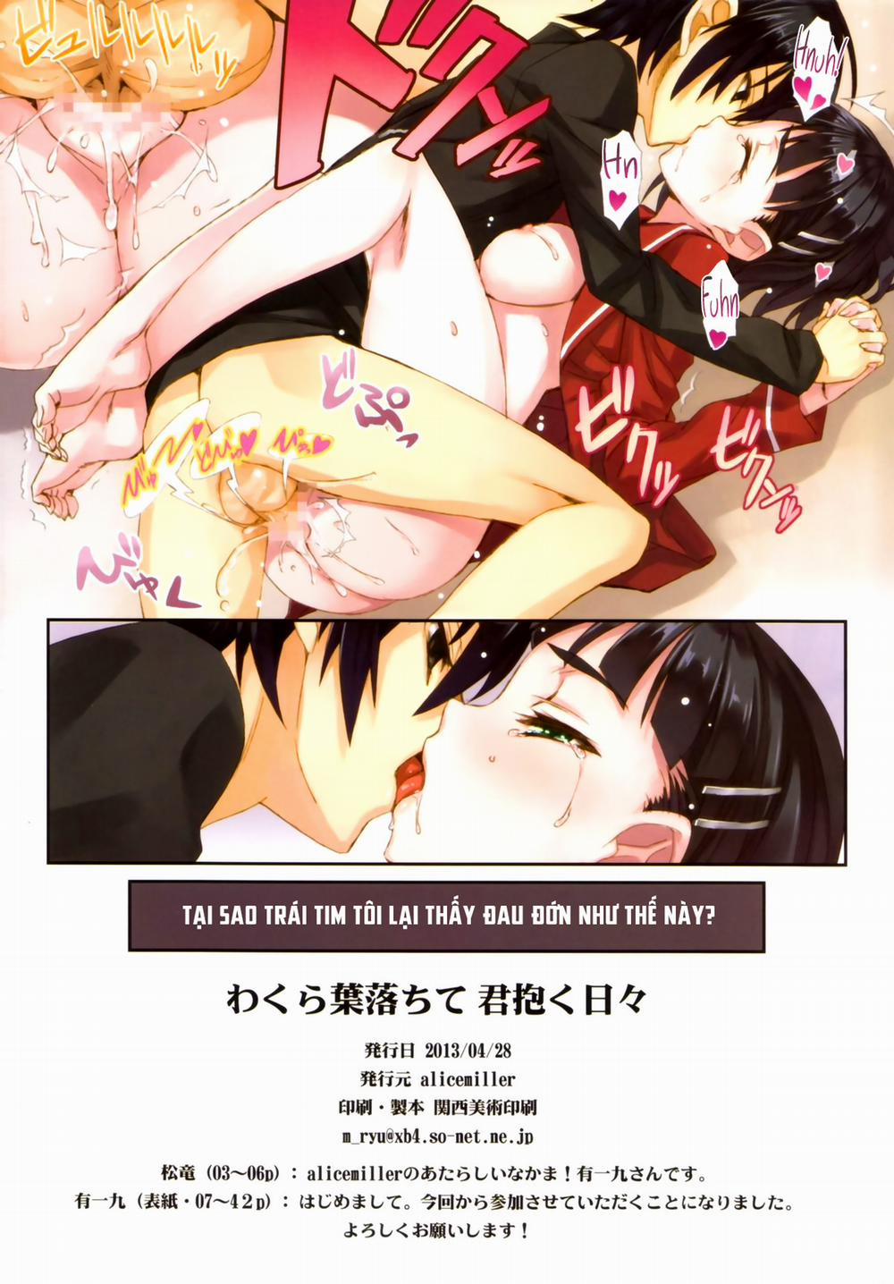 Chiếc Lá Tàn Rơi Mà Anh Ôm Mỗi Ngày (Sword Art Online) Oneshot trang 4