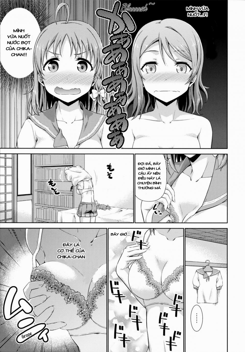 Chika-chan no Karada de Onanie o Shite Miyousoro (Love Live! Sunshine) Oneshot trang 9