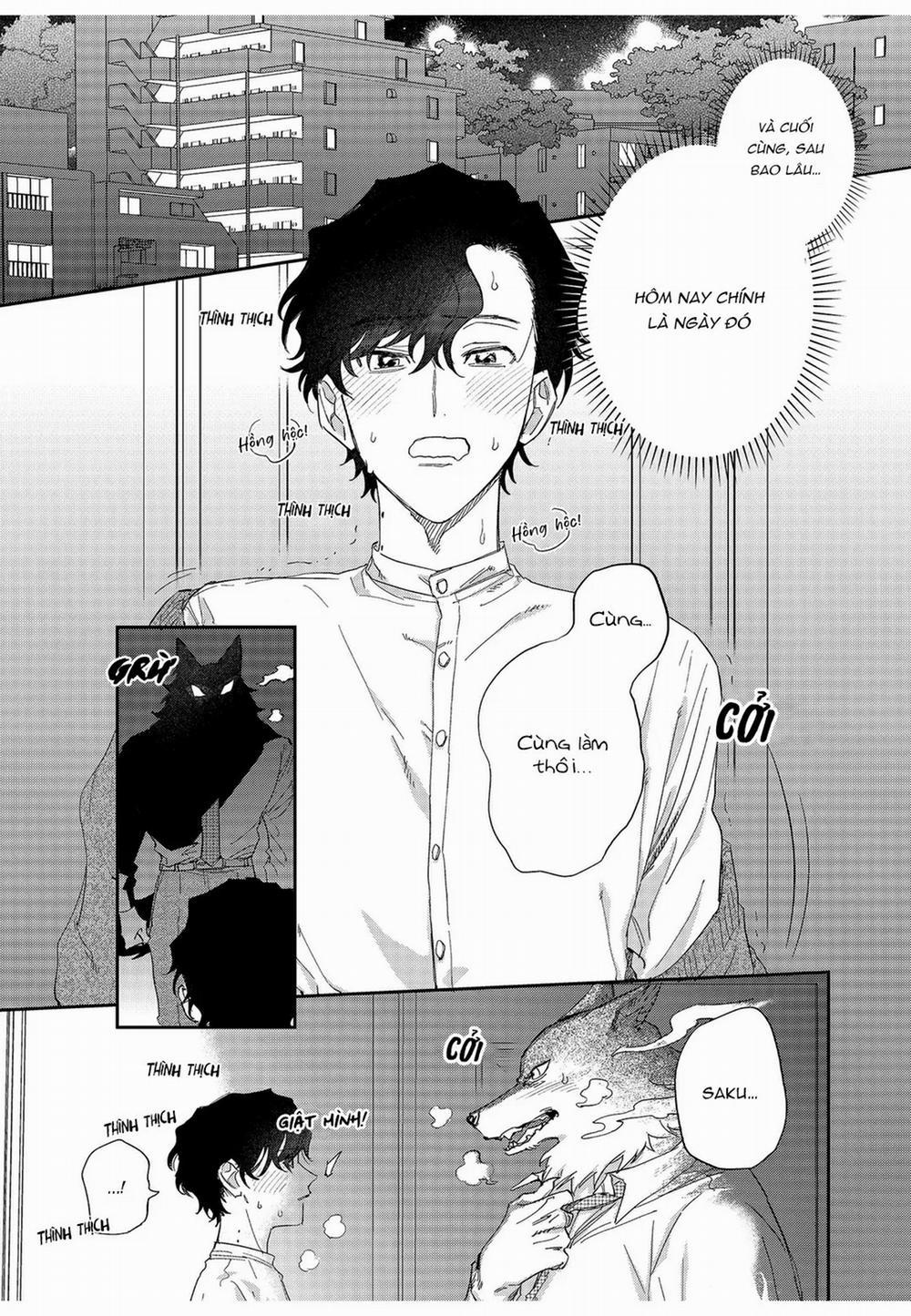 Chìm Đắm Trong Tình Yêu Mãnh Liệt Với Anh Chàng Người Sói 10 trang 12