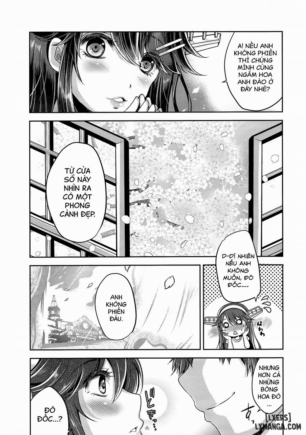 Chinjufu no Sakura to T-shirt no Haruna Oneshot trang 3