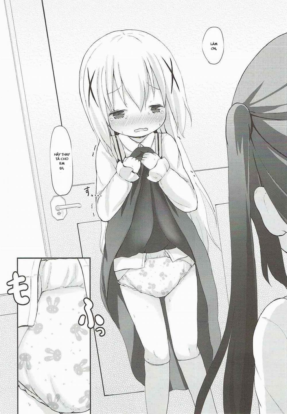 Chino-chan no Omata Check (Gochuumon wa Usagi desu ka?) Oneshot trang 10