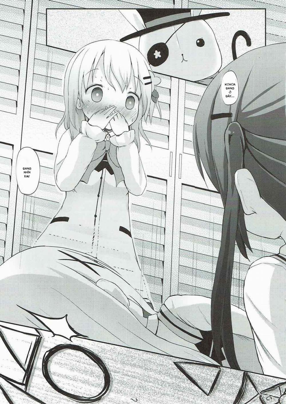 Chino-chan no Omata Check (Gochuumon wa Usagi desu ka?) Oneshot trang 15