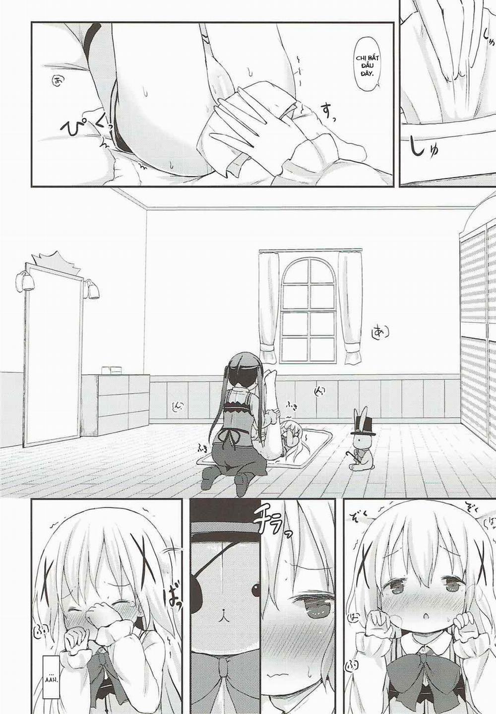 Chino-chan no Omata Check (Gochuumon wa Usagi desu ka?) Oneshot trang 18